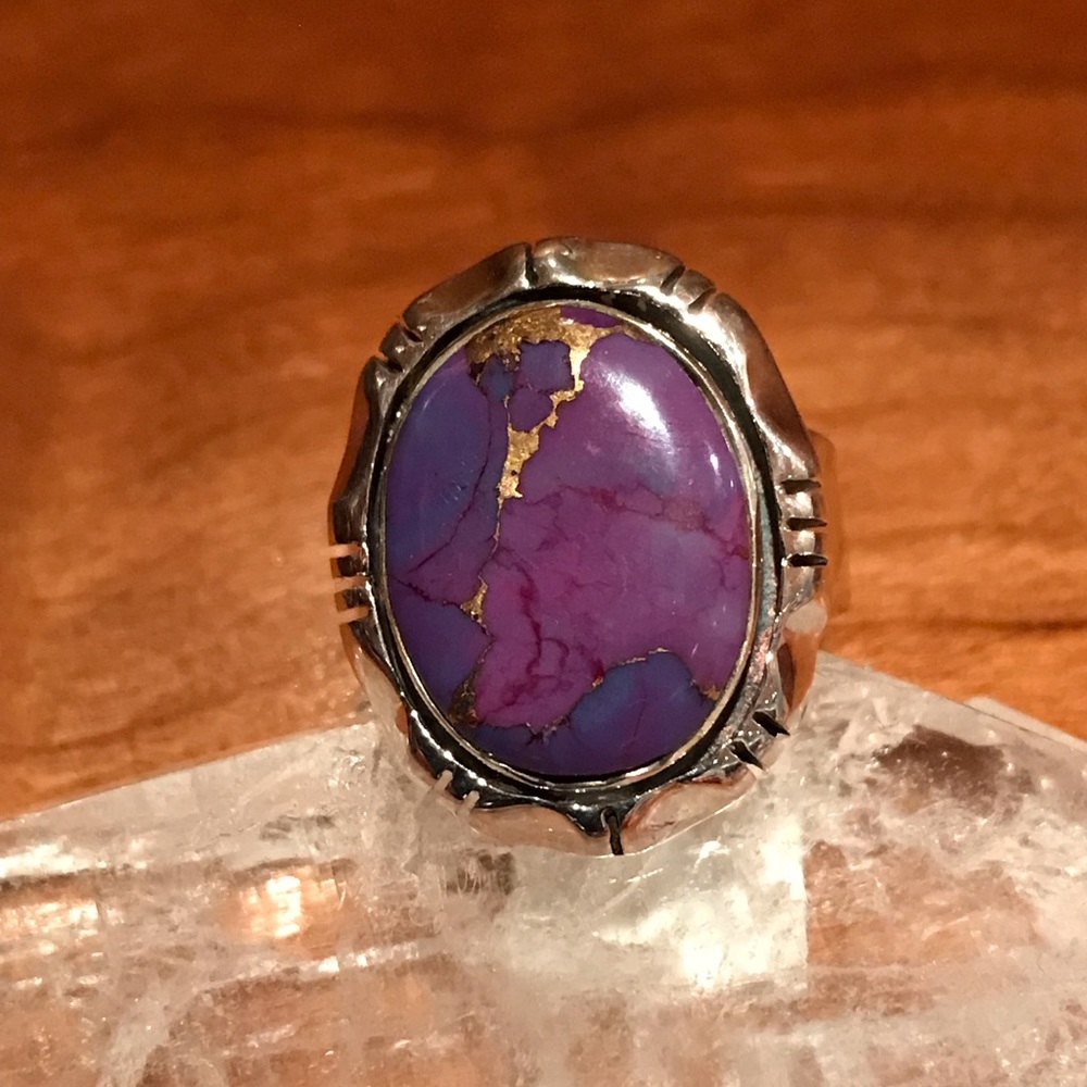 SOLD - Santa Fe Style Mojave Purple Turquoise